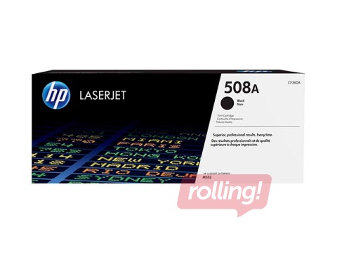 Toner cartridge HP 508A, black (6000 pages)