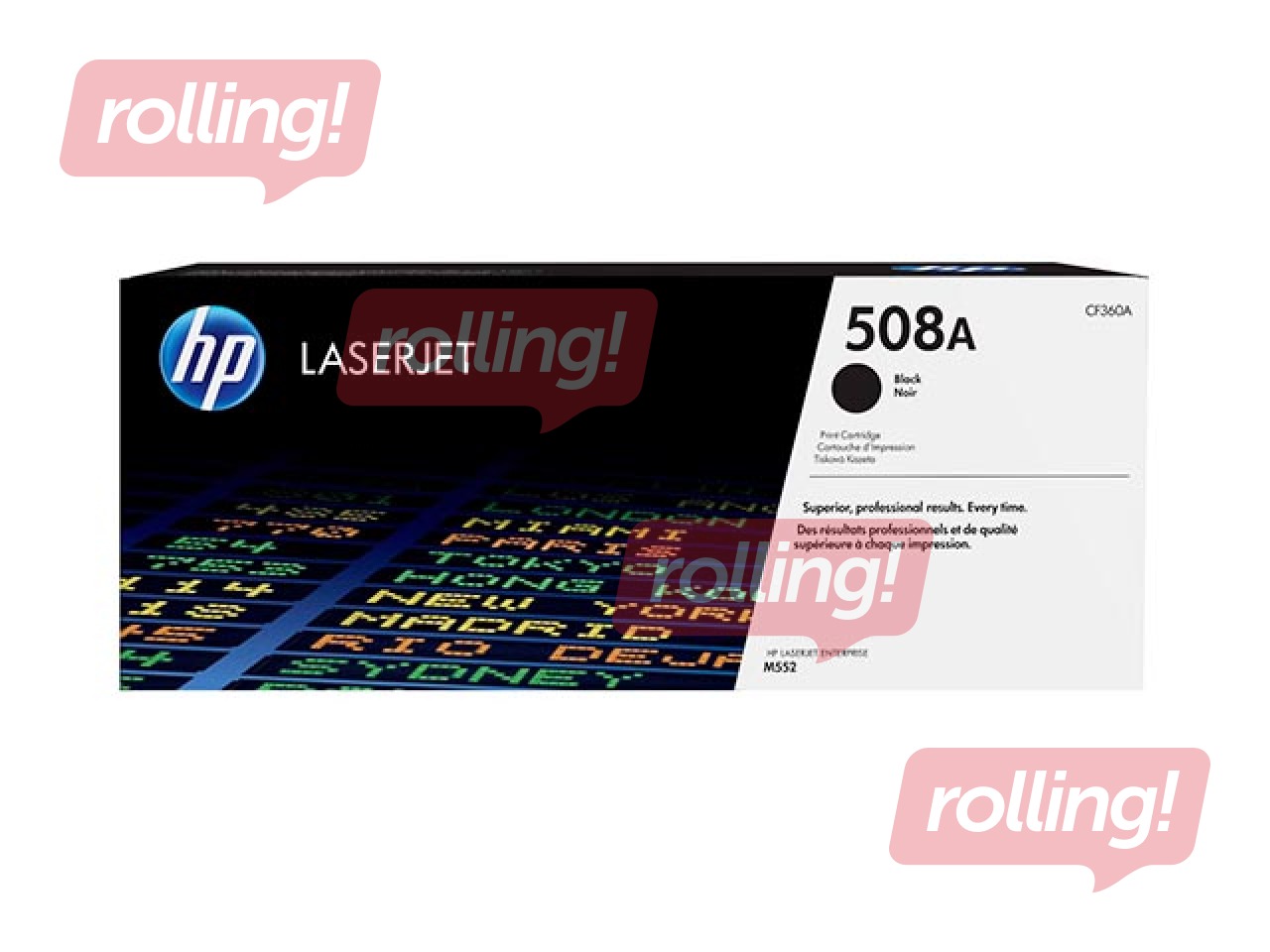 Toner cartridge HP 508A, black (6000 pages)