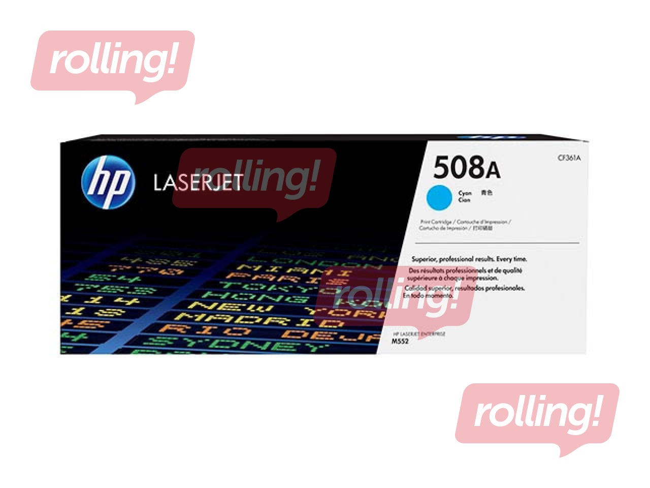 Toner cartridge HP 508A, cyan (5000 pages)