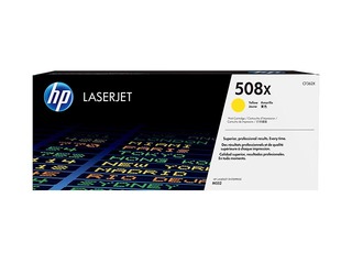 Тонер-картридж  HP 508X, желтый (9500 cт.)