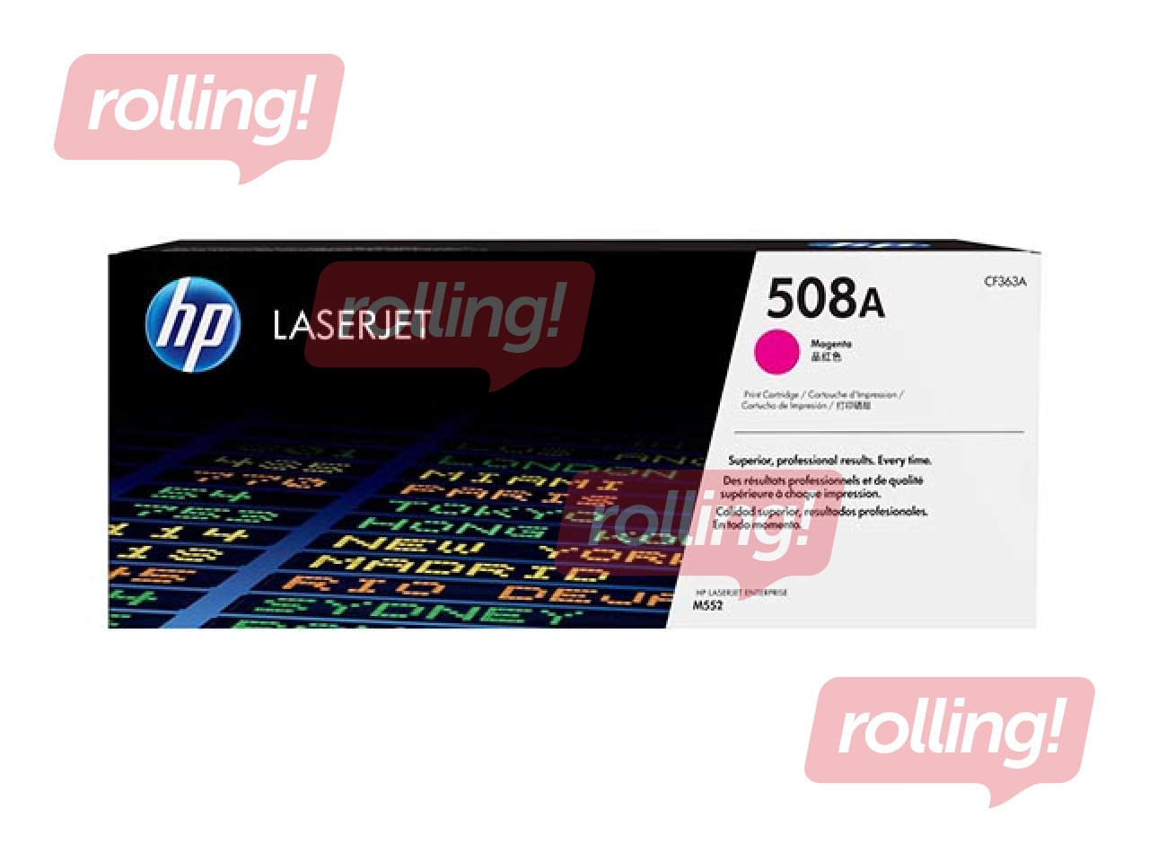 Toner cartridge HP 508A, magenta (5000 pages)