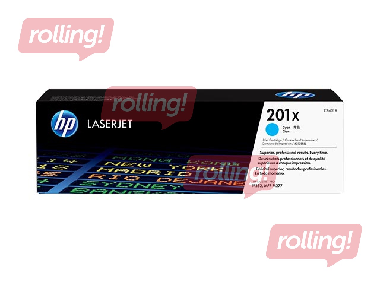 HP 201X High Yield Original LaserJet tooner,sinine (~2,300 lk)