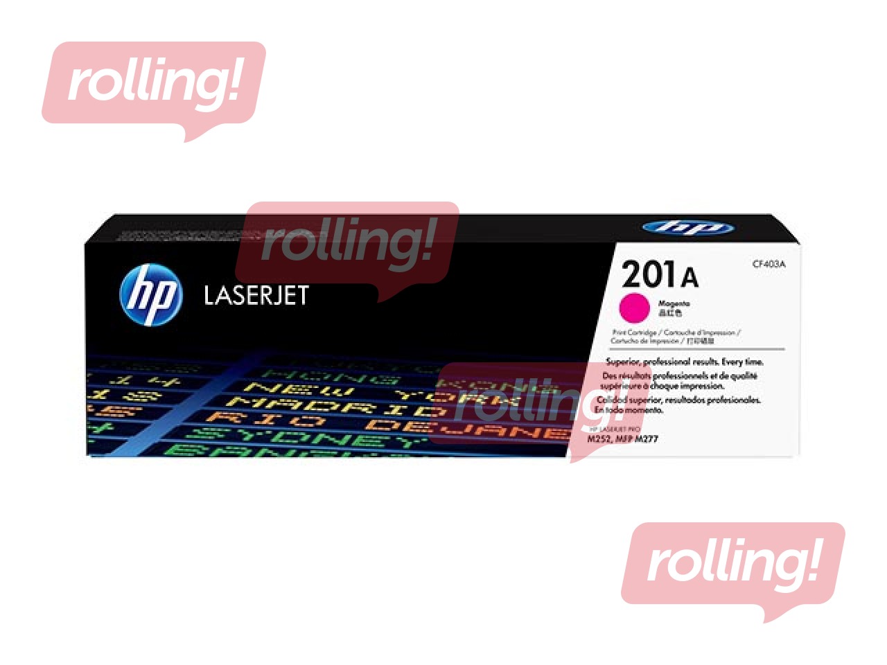 HP 201A Original LaserJet tooner, punane (~1,400 lk)