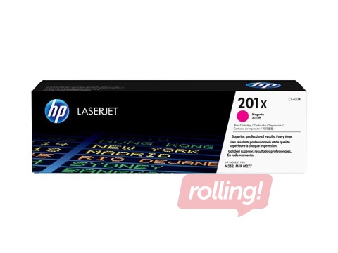 HP 201X High Yield Original LaserJet tooner, punane (~2,300 lk)