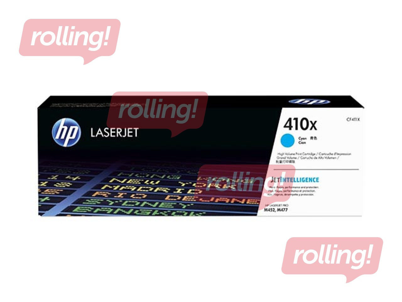 Toonerkassett HP 411X , sinine