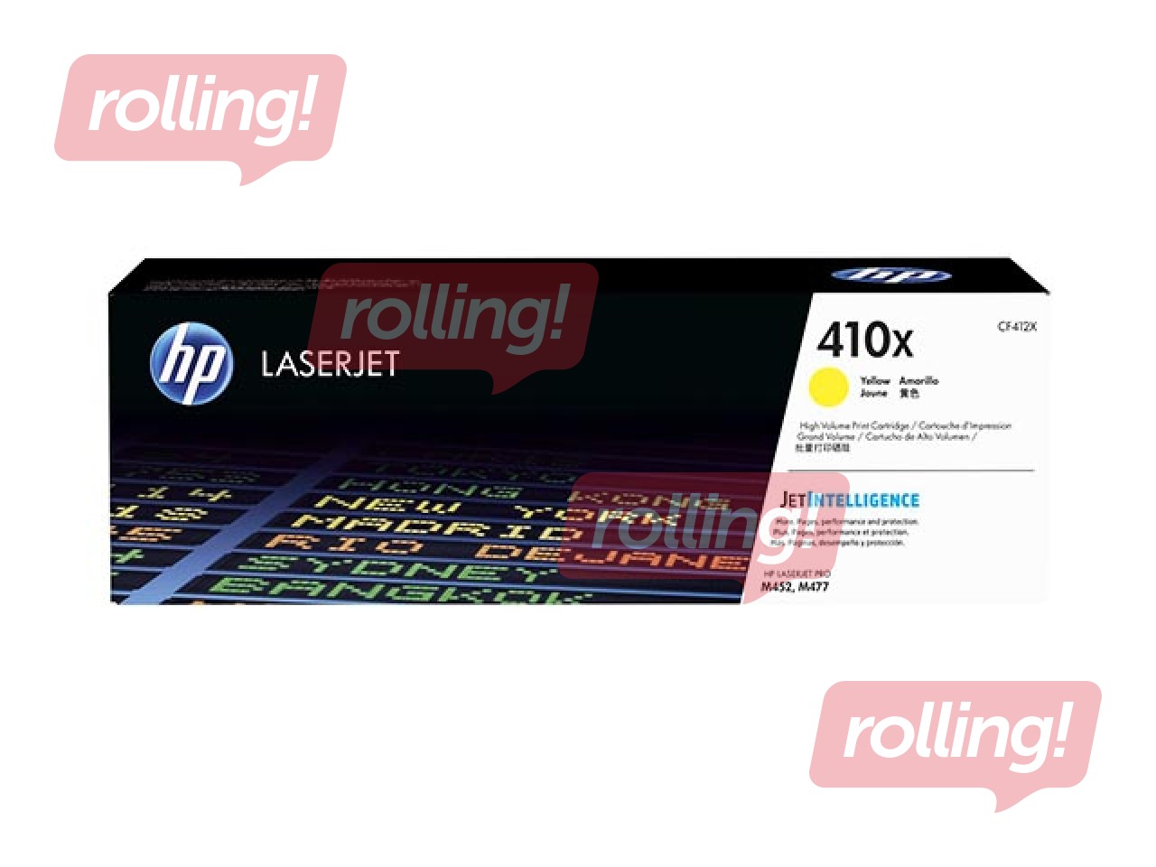 Toonerkassett HP 412X , kollane