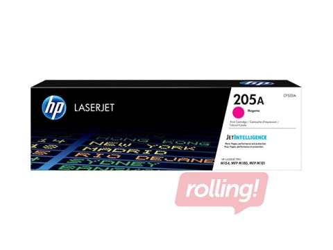 Toonerkassett HP No.205, magenta (900 lk)