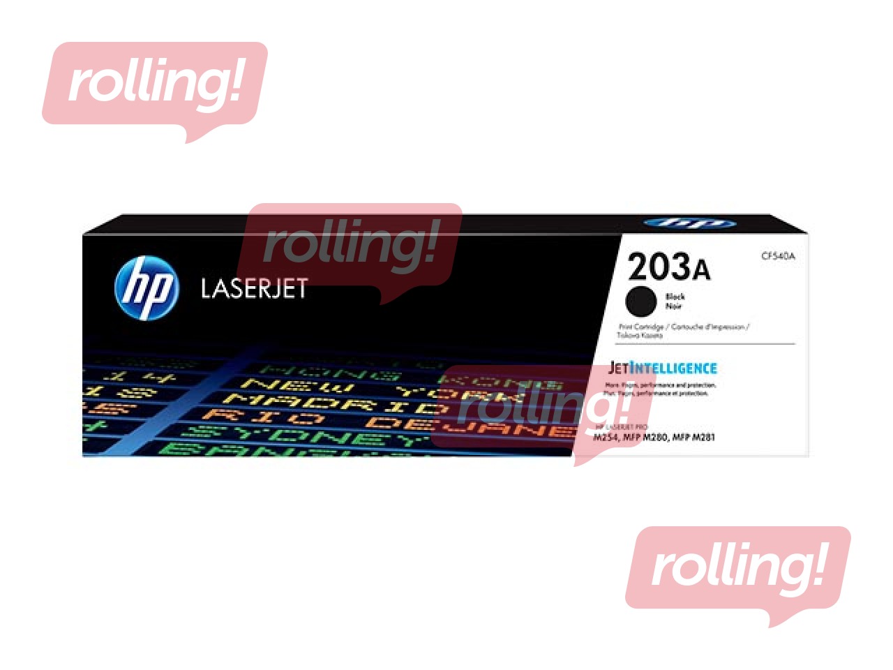 Tonera kasete HP No.203A, Melna (1400 lpp)