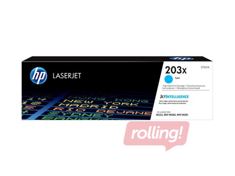 HP Cartridge No.203X Cyan (2500 pgs)