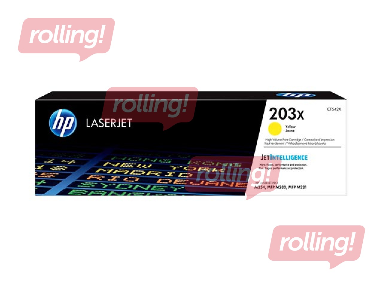 HP Cartridge No.203X Yellow (2500 pgs)