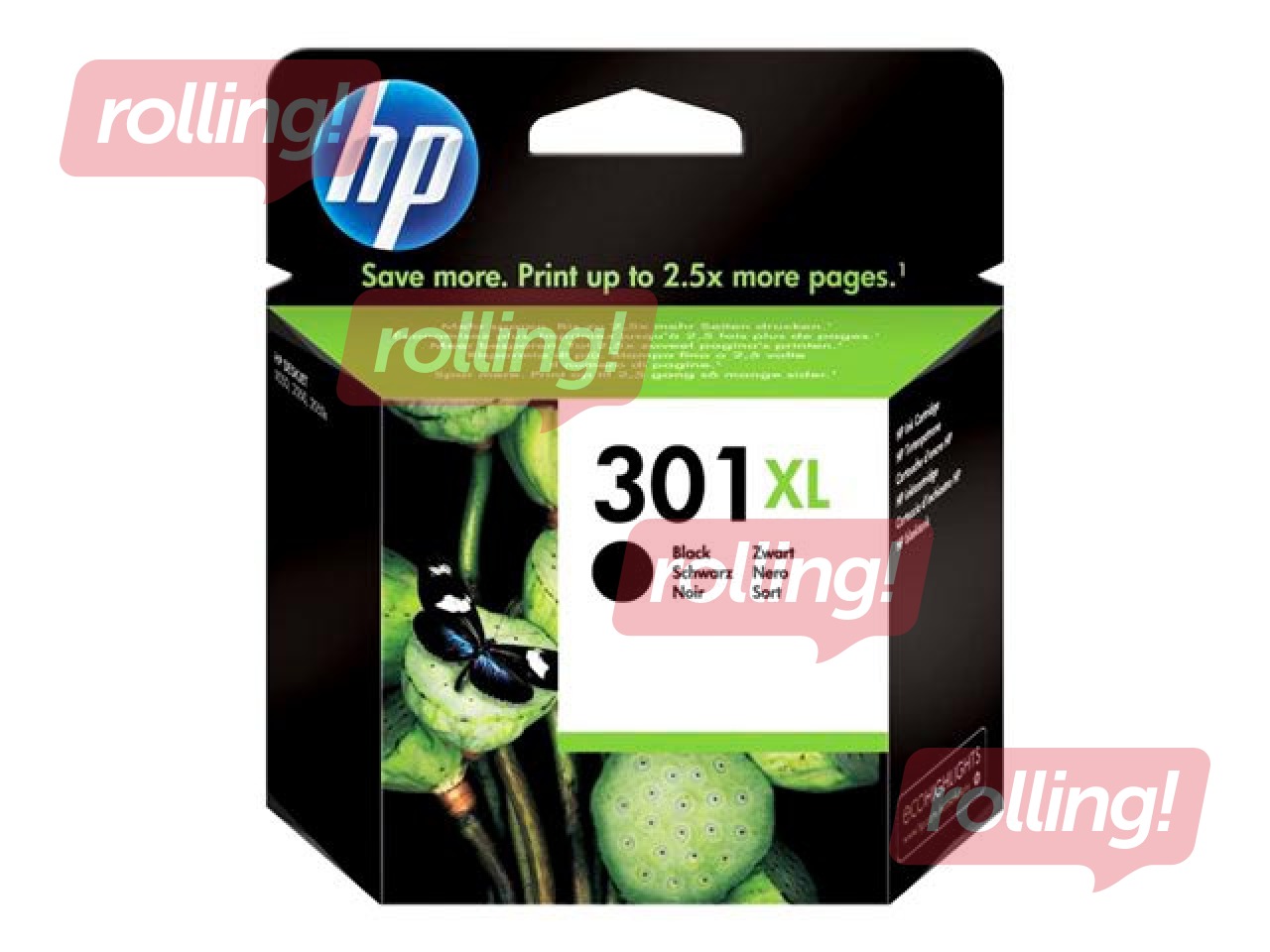 Ink cartridge HP Nr. 301XL, black, 8ml