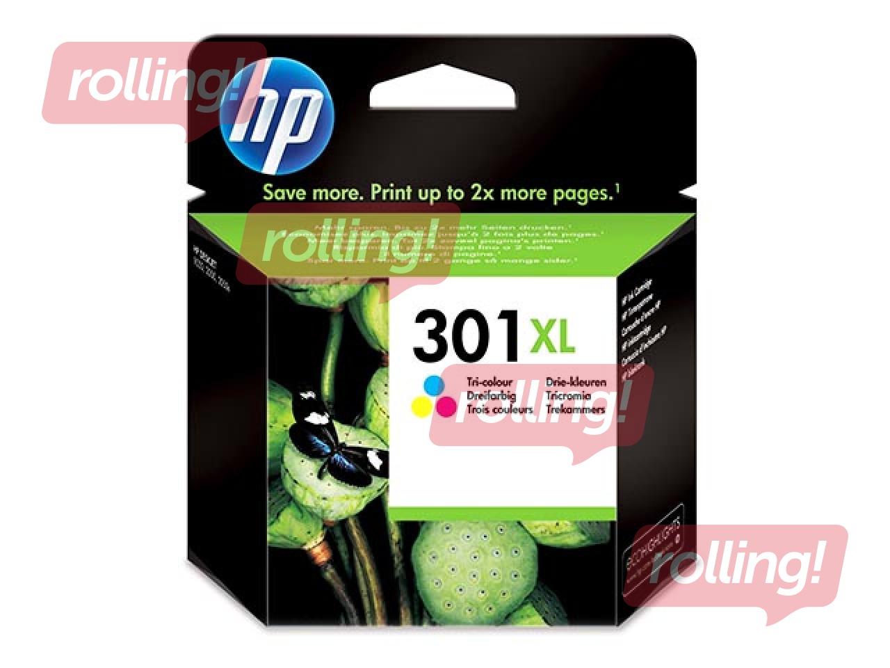 Ink cartridge HP Nr. 301XL, tri-color, 8ml