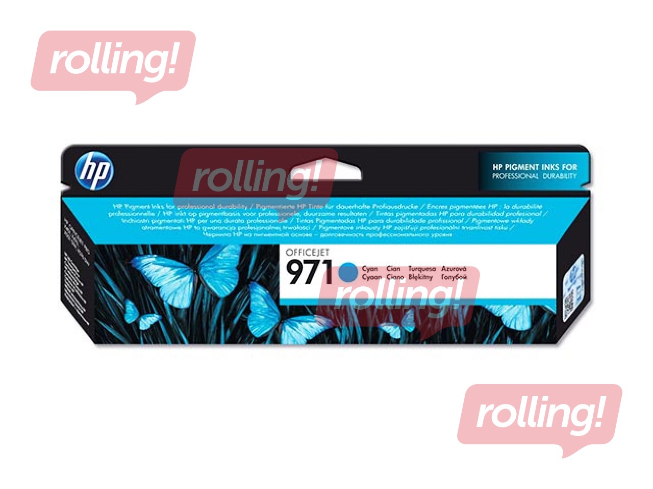 Tindikassett HP nr 971 seadmele Officejet Pro X series, Sinine(2.500 lehte)