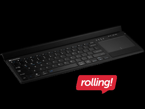 LAST Klaviatūra CANYON Wireless Rechargeable Dual-Mode Keyboard BK-7