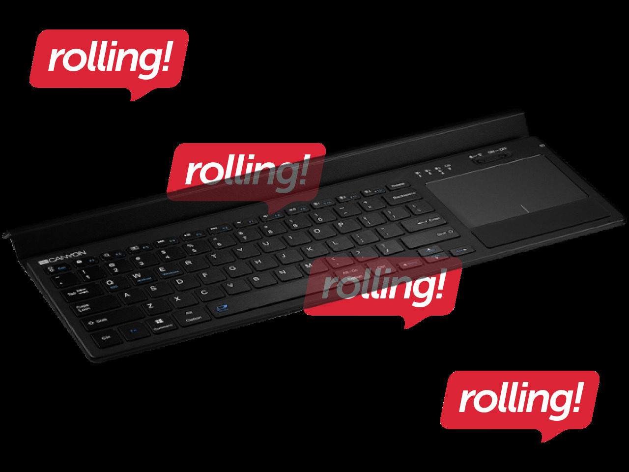 LAST Klaviatūra CANYON Wireless Rechargeable Dual-Mode Keyboard BK-7