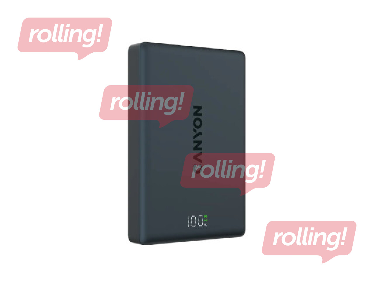 Canyon OnPower 511 Magnētiskā Bezvadu uzlādes baterija PD 20W, 10000mAh, MagSafe, melna