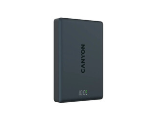 Canyon OnPower 511 Magnētiskā Bezvadu uzlādes baterija PD 20W, 10000mAh, MagSafe, melna