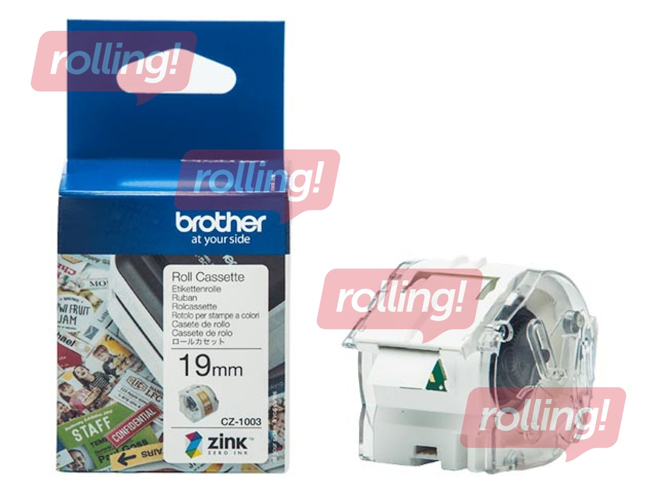 Brother CZ-1003 19mm x 5m kleebiseprinteri rull