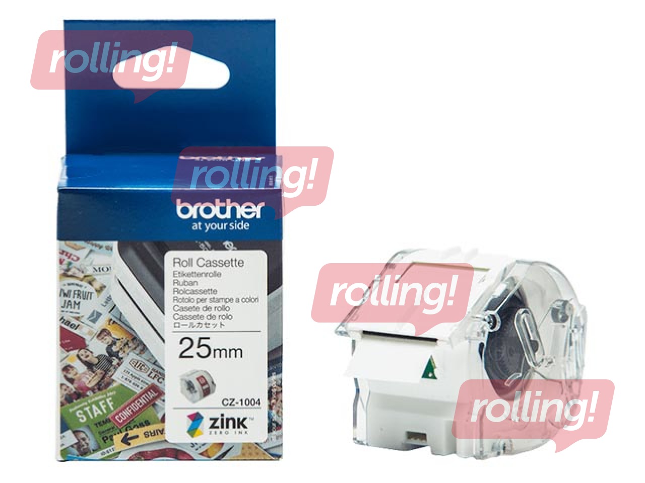 Brother CZ-1004 25mm x 5m kleebiseprinteri rull