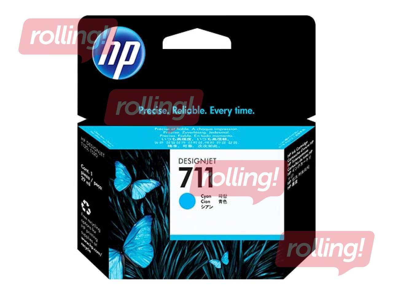 Ink cartridge  HP Nr. 711,  Cyan, 29ml