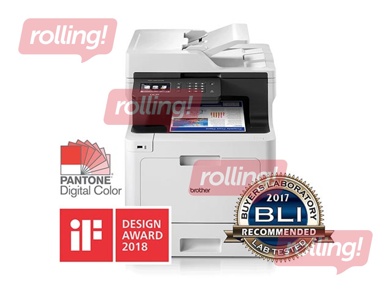 Multifunction color laser printer Brother DCP-L8410CDW