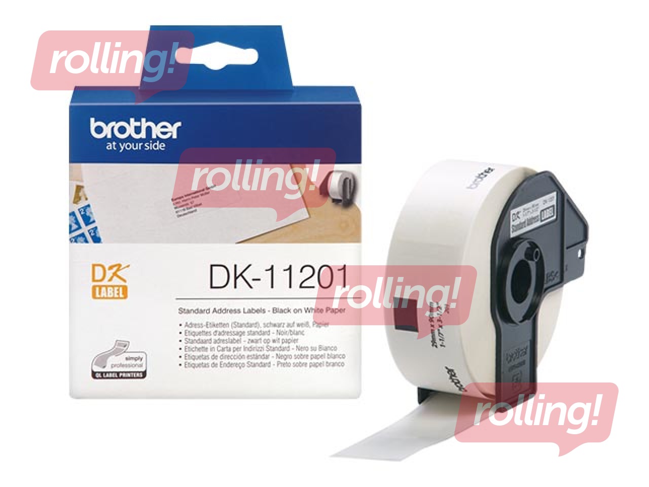 BROTHER LABELS ADRESS 29MMX90MM (400)