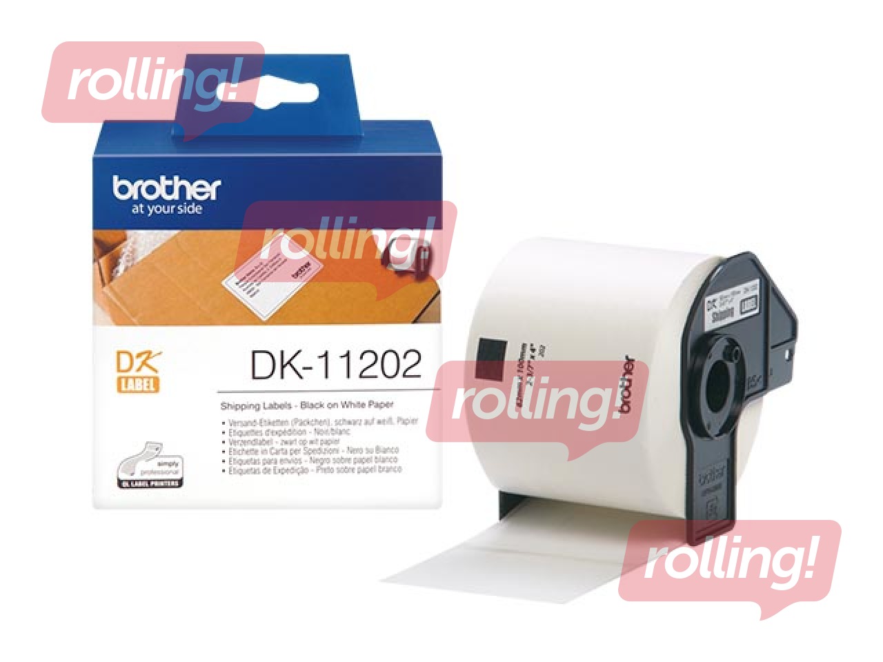 Kleepkirjalint Brother DK11202, pakendikleebised 62x100mm, 300 kleebist