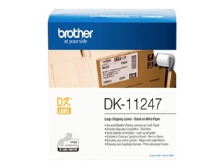 Brother DK-11247 - Black on white - 103 x 164 mm 180 label(s) (1 roll(s) x 180) labels