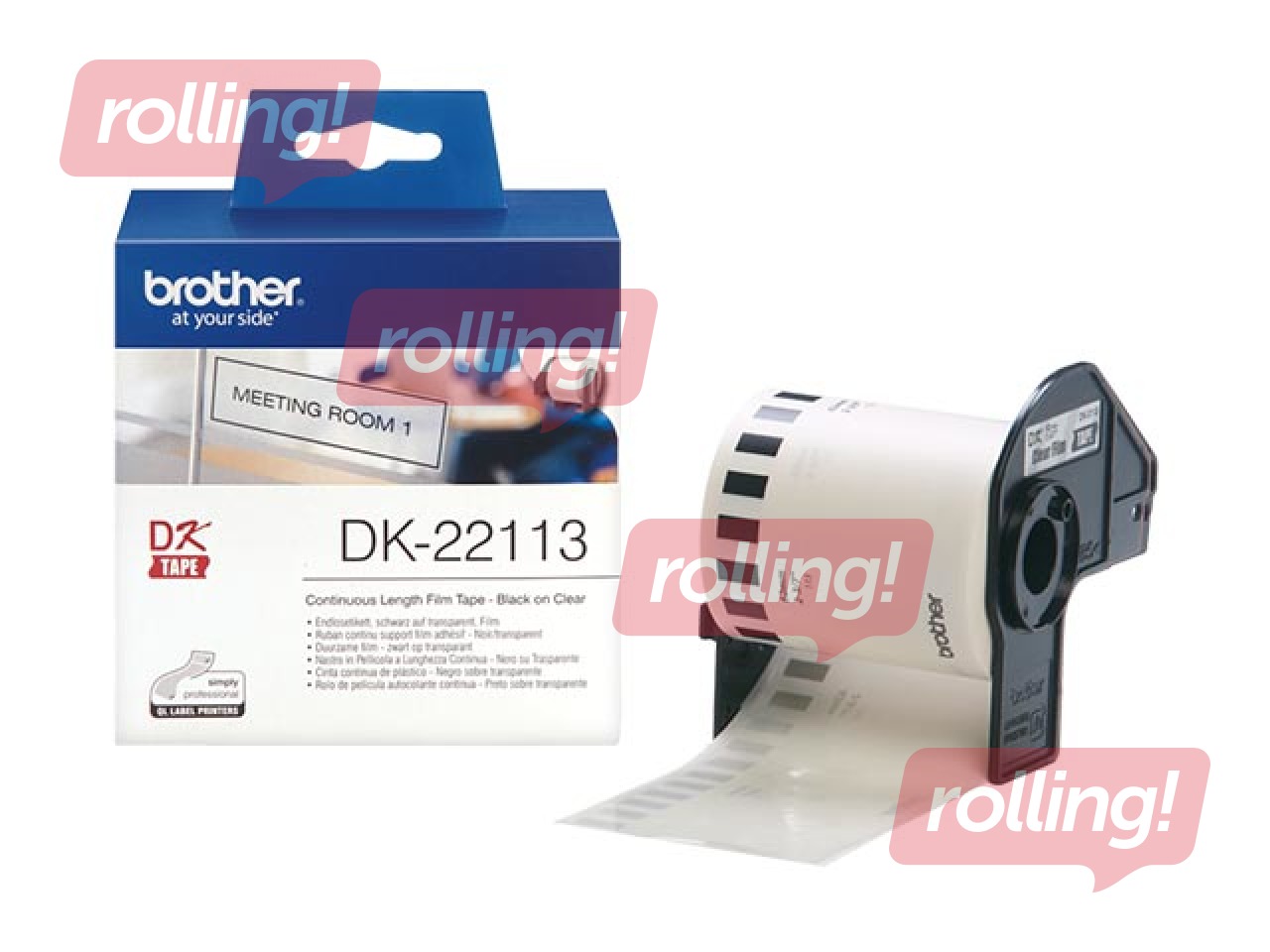 BROTHER TAPE ROLL FILM 62MMX15,24M BL/CL