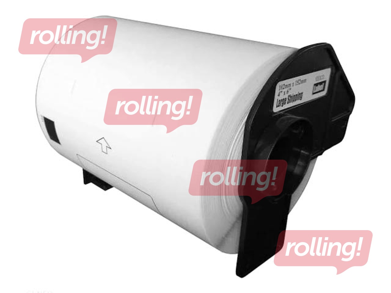 Alternatīva Brother DK-22606 Līmplēve, melns uz dzeltena 62mm*15.24m
