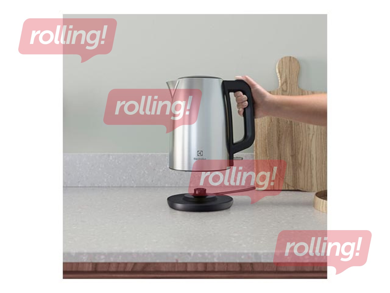 Электрический чайник Electrolux Create 3, 1,7 л, 2200 Вт, нержавеющая сталь