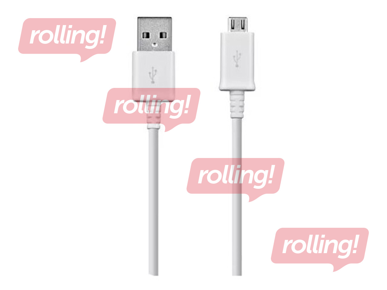 Samsung USB Male - MicroUSB Male 1.0m White