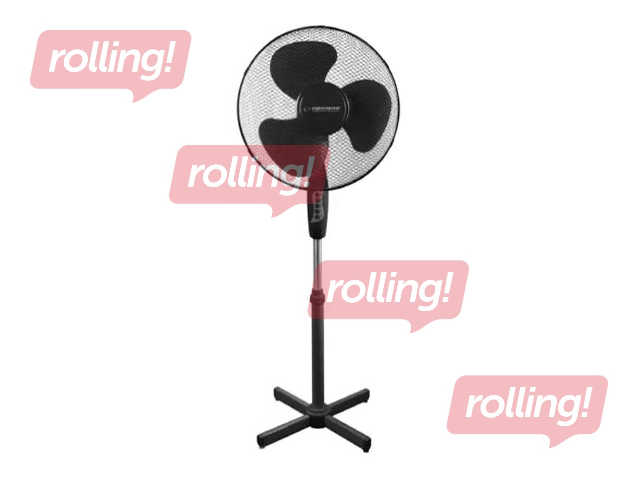 Põrandaventilaator Esperanza Hurricane EHF001, must, 40cm, 50W