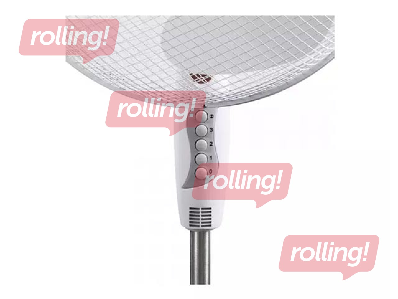 Põrandaventilaator Esperanza Hurricane EHF001, valge, 40cm, 50W