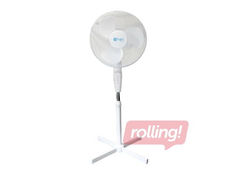 Põrandaventilaator Eco light, valge, 40cm, 45W