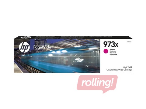 Tint kassett HP 973X PageWide, magenta (7000 lk)