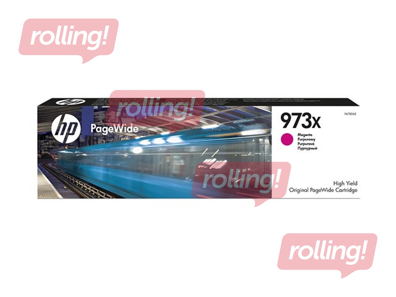 Tint kassett HP 973X PageWide, magenta (7000 lk)