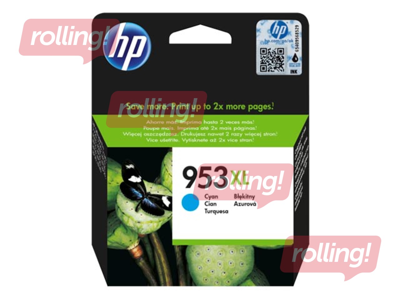 Tindikassett HP 953XL, sinine (1600 lk)