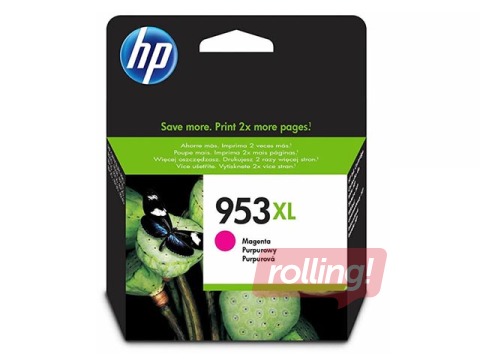 Tintes kasete HP 953XL, fuksīna sarkana, 1600 lpp