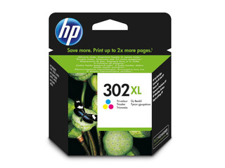 Tindikassett HP 302XL, 3 värvi