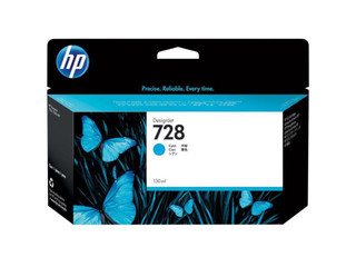 Tintes kasete HP 728, ciānzila, 130ml