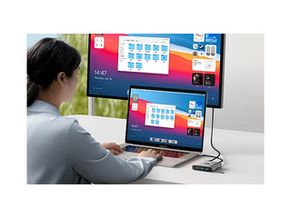 Адаптер Orico 6-in-1 hub, HDMI 4K + 2x USB-A 3.0, USB-C, 100W PD