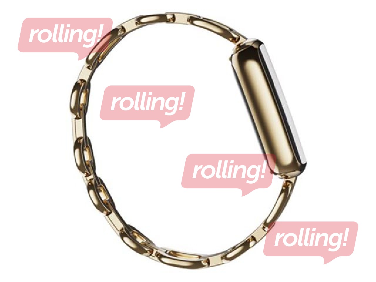 PROMO Fitness smartwatch Fitbit Luxe, gold