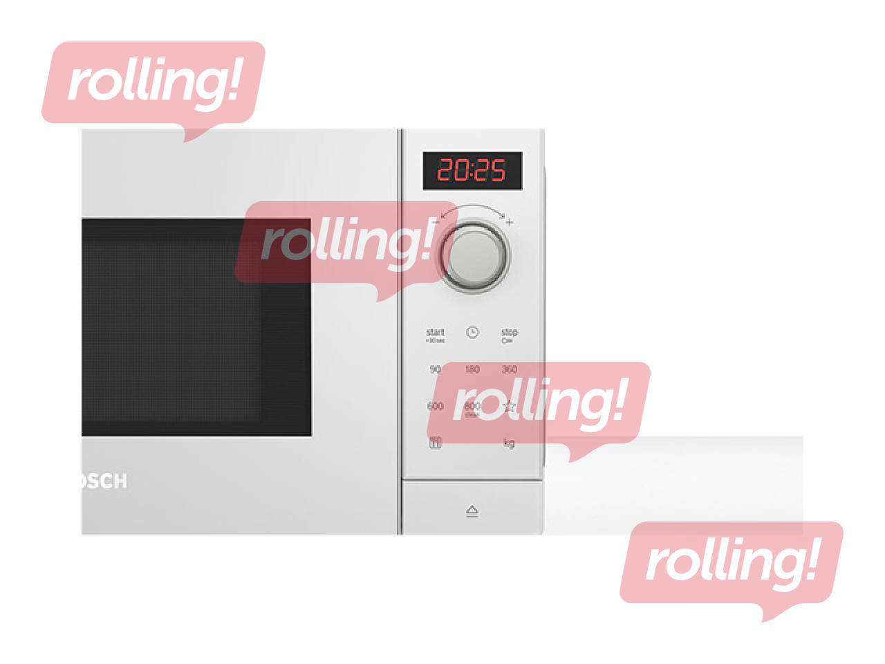 Mikroviļņu krāsns Bosch 44 x 26 cm, balta, 800W