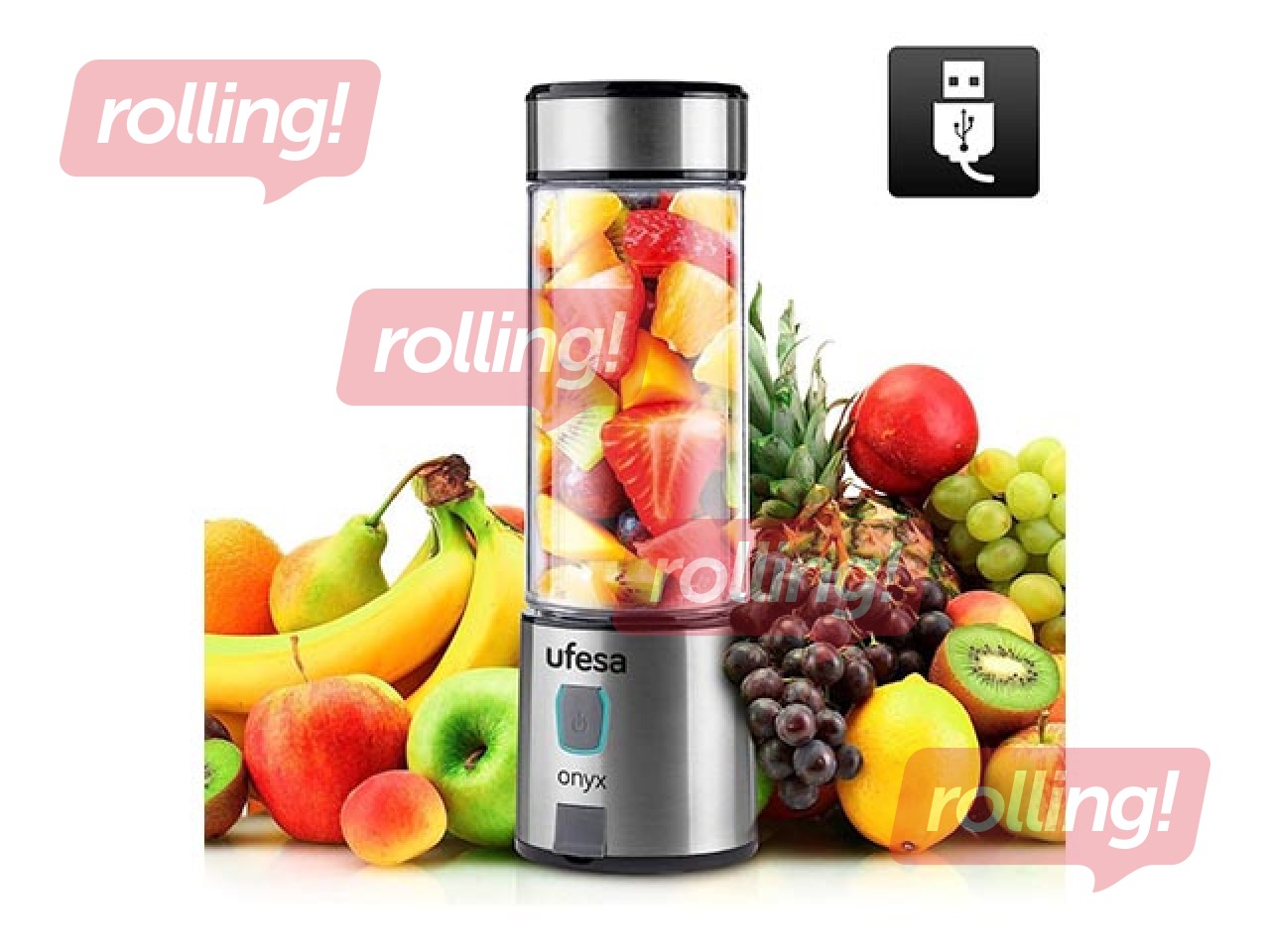 Blenderis Ufesa, lādējams, 400 ml