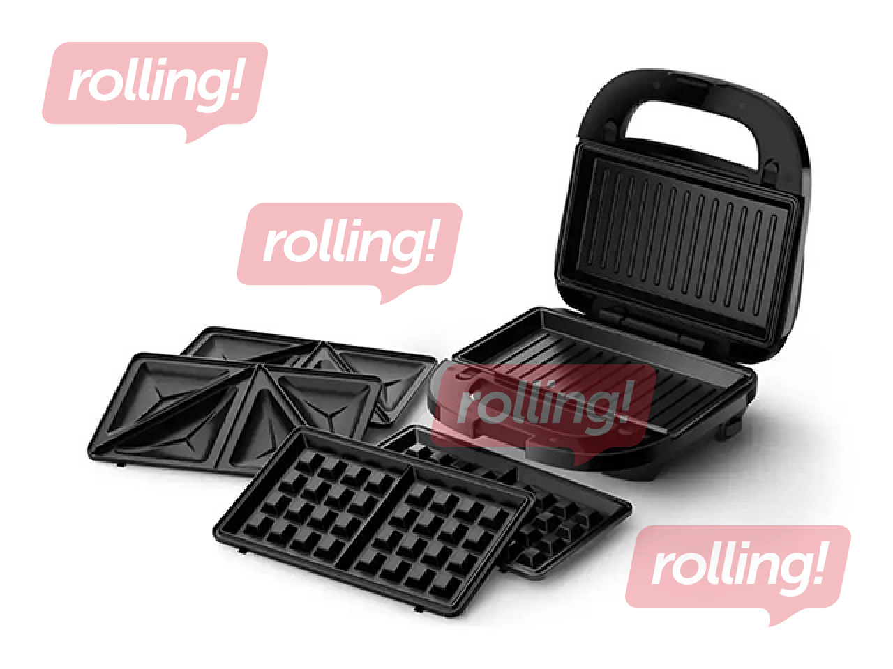 Tosteris PHILIPS 5000 Series Sviestmaižu tosteris, 750W, melns