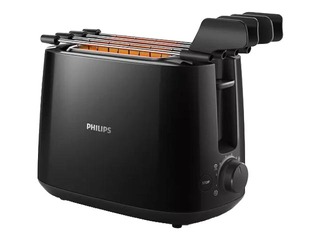 Toaster Philips Viva Collection, 650W, plastic, black
