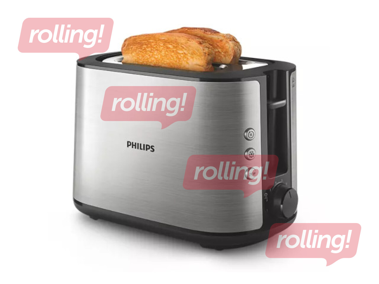 Toaster Philips Viva Collection, 950W, metal