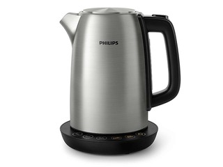 Электрический чайник Philips с контролем температуры 1.7 л, 2200 Вт, нержавеющая сталь