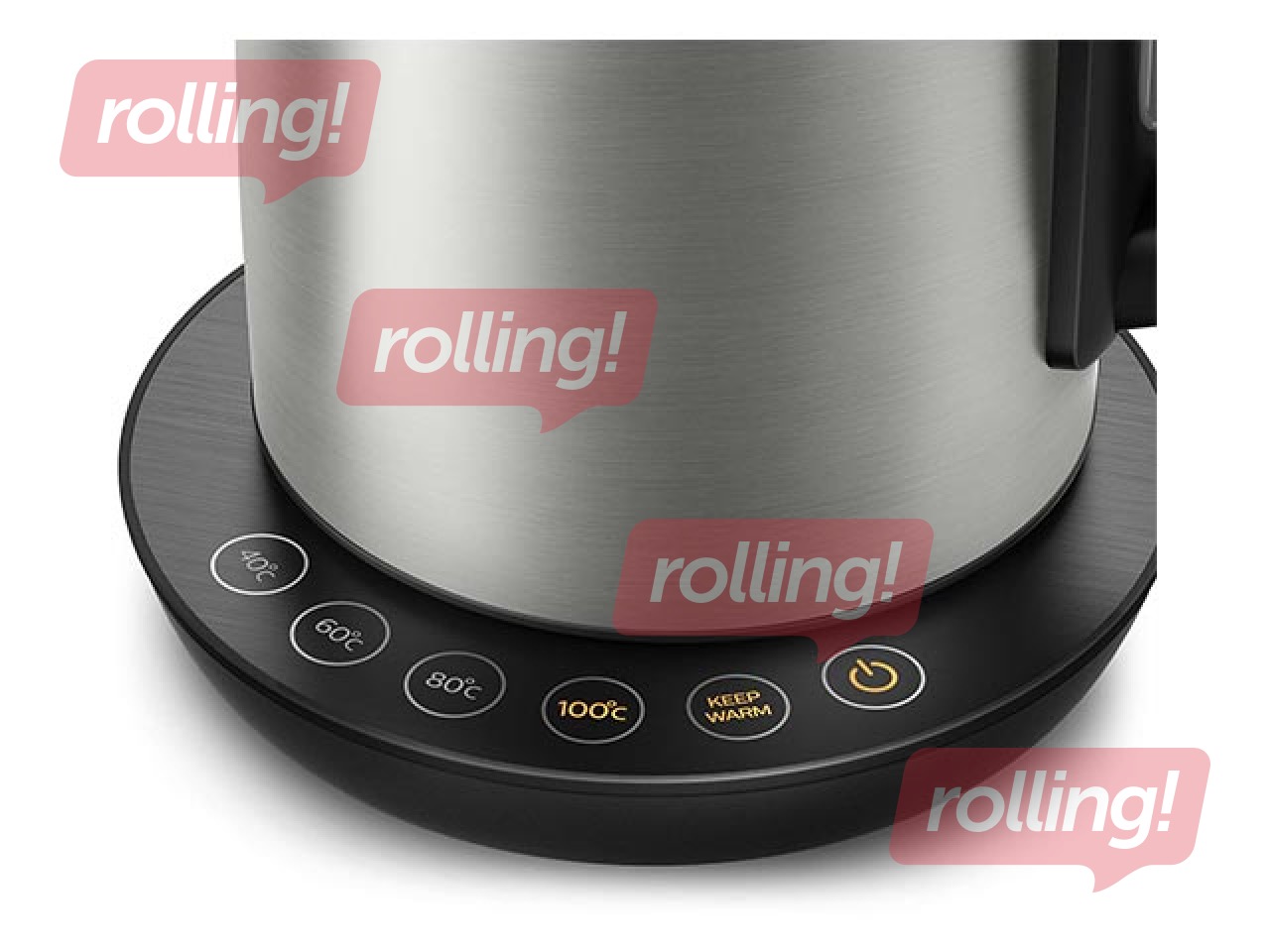 Электрический чайник Philips с контролем температуры 1.7 л, 2200 Вт, нержавеющая сталь